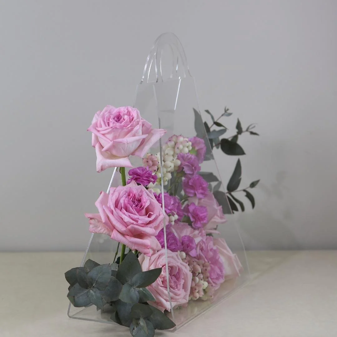 Acrylic Fresh Flower Arrangement