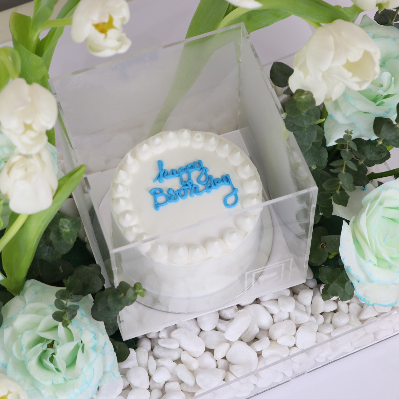 Happy Birthday Mini Cake and Cupcake Box