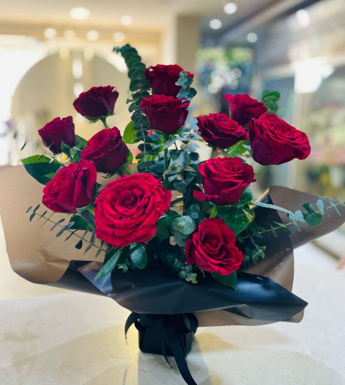 باقة حمراء