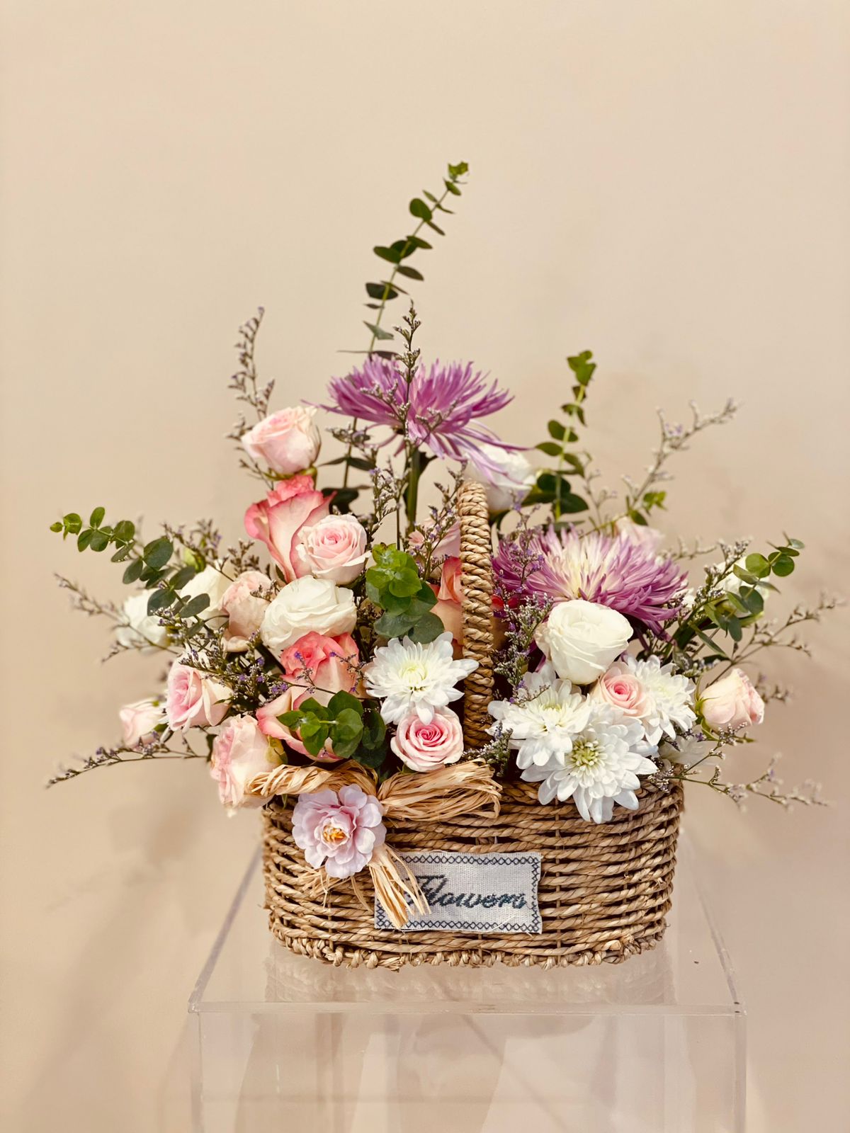 basket flowers