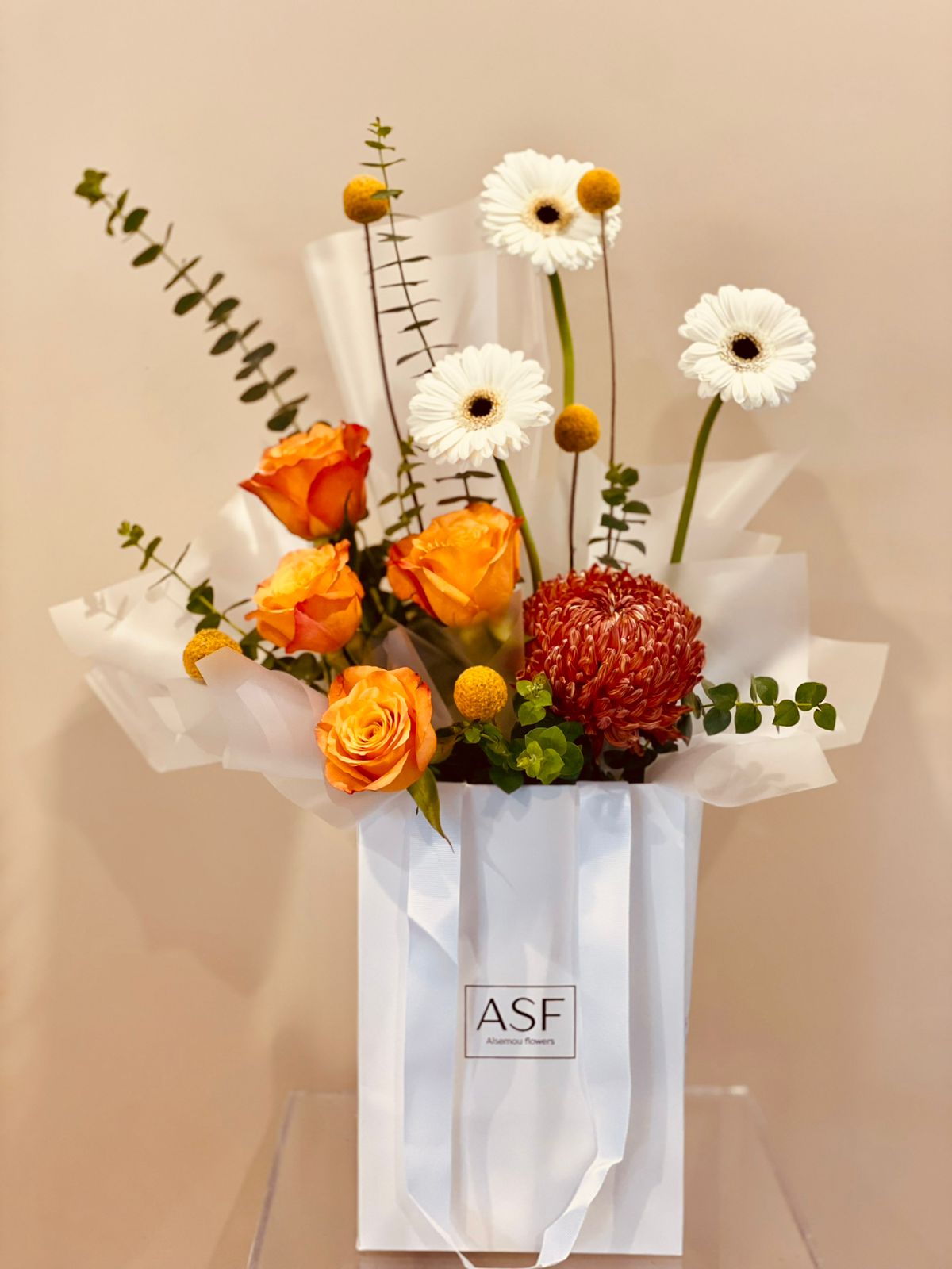 bag bouquet