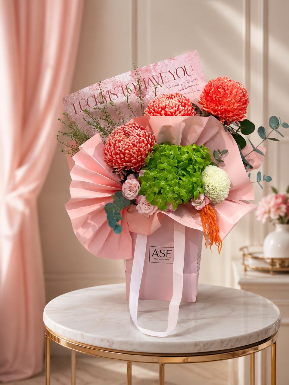 bag bouquet